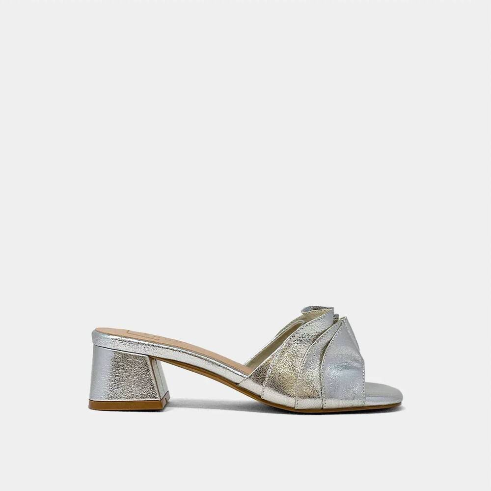 NEW SHU SHOP women's frances heel in silver